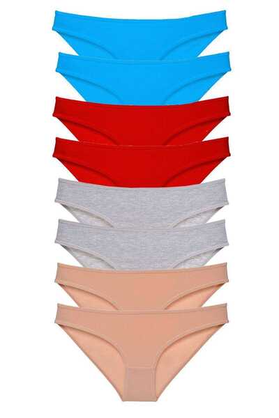 OEM طقم سراويل داخلية نسائية من الليكرا مكونة من 8 قطع سوبر إيكو 534