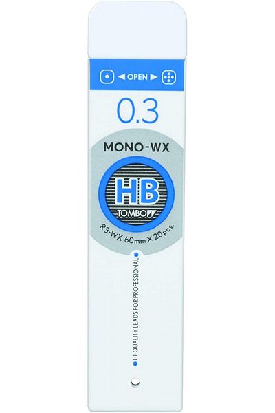 Tombow Mono Wx 0.3mm Hb 20 Pieces Min (END)