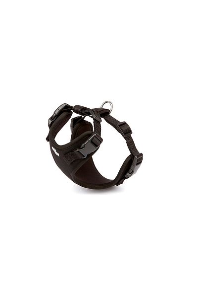 Wovna Air Pad Woven Dog Harness 30/35 cm Black