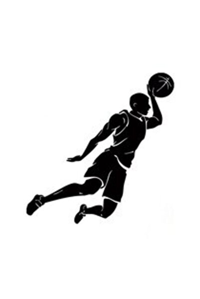 BAVETA Basketball Player Auto Custom New Sticker Black 20*10 cm