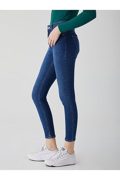 Ltb Pantaloni de jeans cu talie înaltă Bernıta