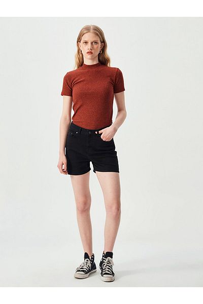 Ltb Larıss High Waist Jean Shorts