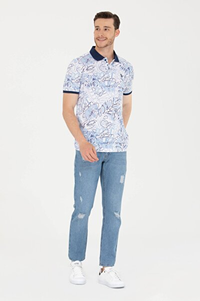 U.S. Polo Assn. Pantaloni de blugi albastru deschis pentru bărbați 50264327-D...