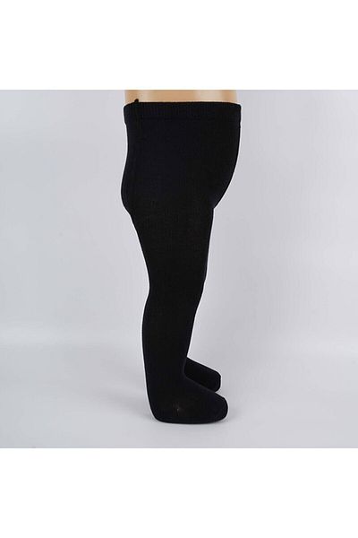 sedustore Black Cotton Pantyhose Baby Socks
