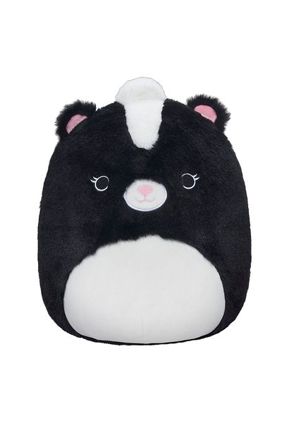 Squishmallows Squishmallow Fuzzamallows Selma Black & white Skunk 12inches