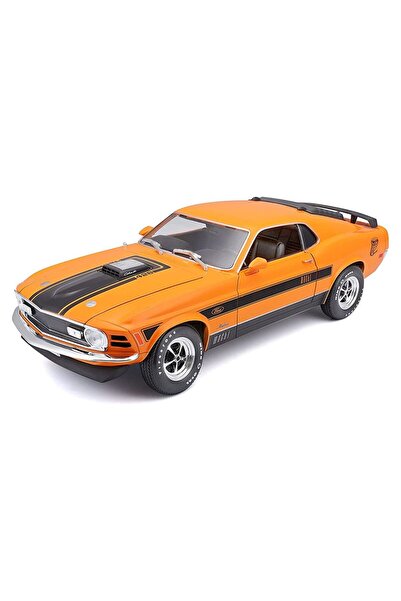 Maisto Ford Mustang Mach 1970 1/18 Turuncu Model Araba