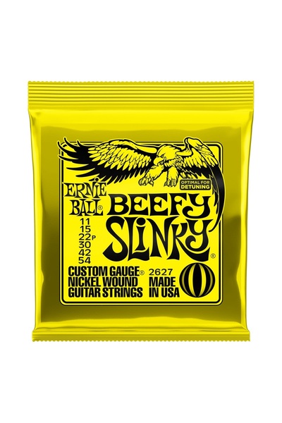 Ernie Ball P02627 Κορδόνι ηλεκτρικής κιθάρας Beefy Slinky Nickel 11-54