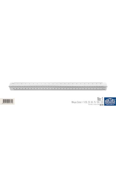 HATAS Mikyas 30cm No:1 Ruler 0270