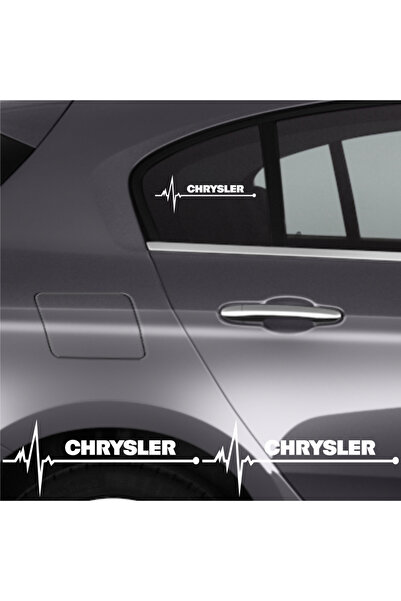 gloryaa ملحق جديد مخصص متوافق مع كرايسلر كروس فاير إيقاع السيارات ملصق جديد مخصص 2 قطعة 20*9 سم