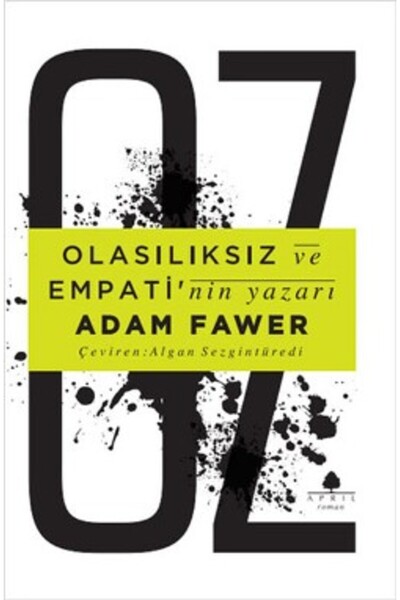 April Yayıncılık Oz Adam Fawer Kitabı 384 Sayfa April Yayıncılık
