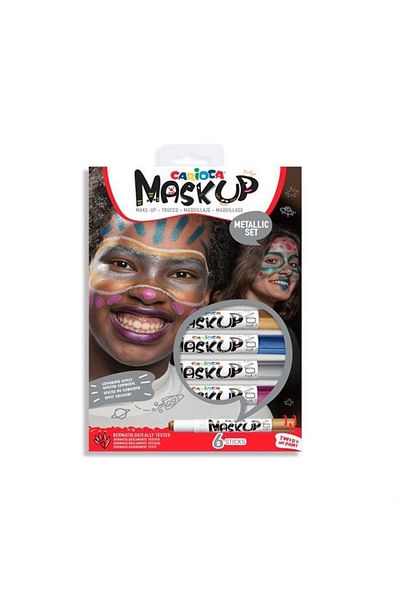 CARIOCA Face Paint 6 Gr6 Colors Metallic
