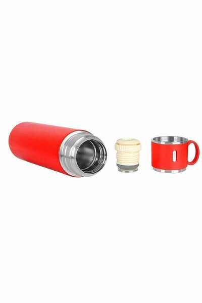 FLYON 316 Stainless Steel Thermos Cup 580 ml With Cup 20 Hours Hot-cold Thermos Mug Mug Coffee