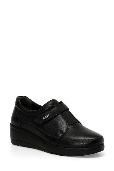 Polaris Women's Black Wedge Heeled Shoes - 101879439   4F 105222 .Z4Pr
