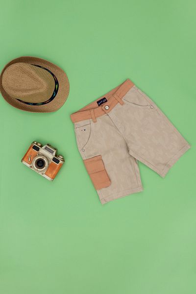 U.S. Polo Assn. Boy Beige Jean Shorts 50264439 -Vr011