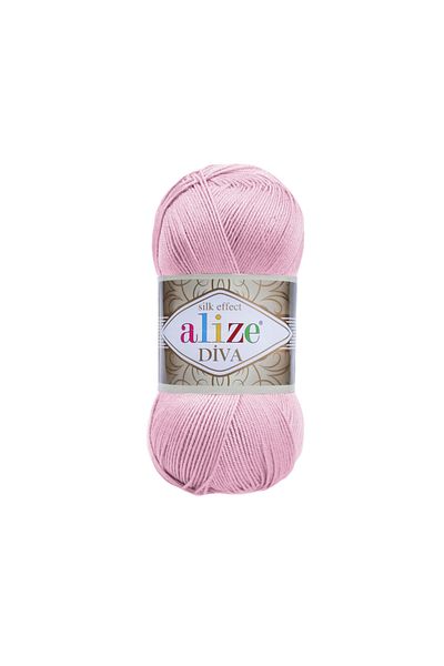 Alize Diva Merserize Ip 291 Ροζ 1 Κοχύλι