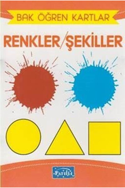 Parıltı Yayınları Bak Öğren Kartlar - Renkler Şekiller kitabı güncel Kolektif...