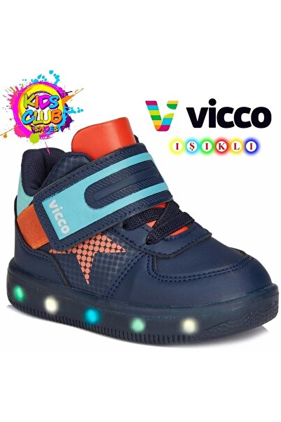 Vicco حذاء رياضي ماجيك لتقويم العظام للأطفال باللون الأزرق الداكن