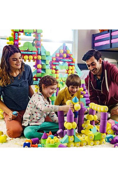 Blockaroo مكعبات فوم مغناطيسية صغيرة - طائرة 10 قطع