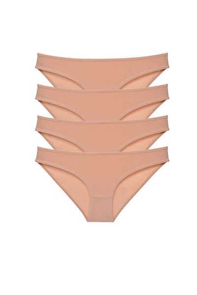 Ethab Ticaret 4 Pieces Lycra Super Eco Women's Slip Set - Skin Color