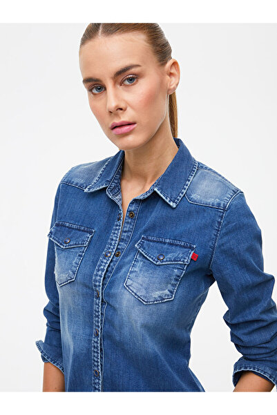 Ltb Kadın LUCINDA LERANA WASH GÖMLEK  01009604741438051197