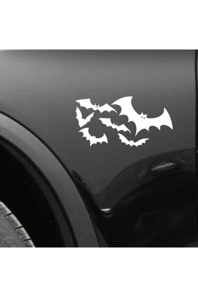 FARKSHP ملصق بتصميم الخفاش مقاوم للماء وقابل للإزالة، تصميم جديد خاص للسيارات...