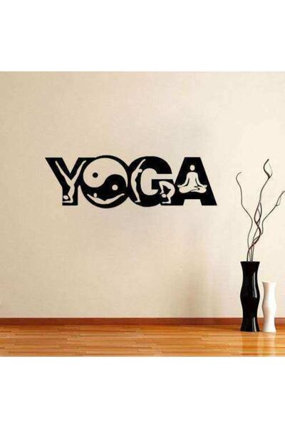 BİLGİMOLA التأمل يين يانغ اليوغا صورة ظلية جدار ملصق جديد مخصص، صائق