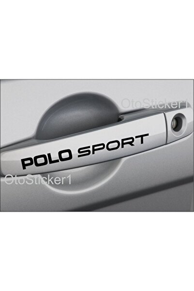 Genel Markalar Volkswagen İçin Uyumlu Aksesuar Polo Sport Kapı Kolu Sticker S...
