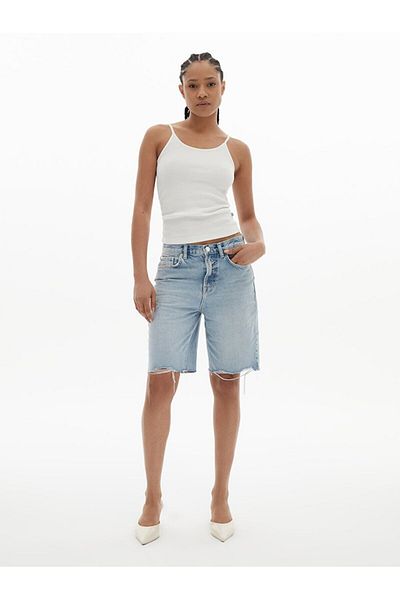 Ltb Țesătură Juno Boyfriend Jean Bermuda