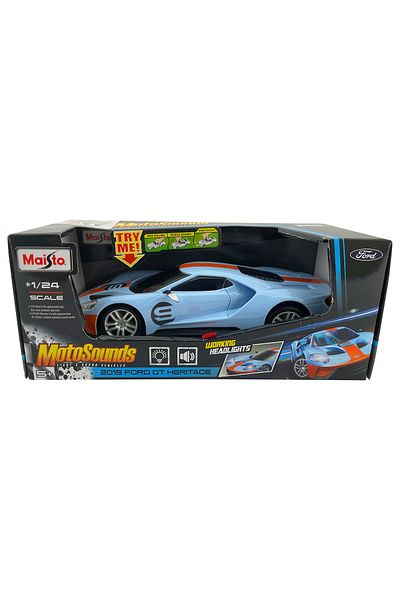 Maisto 2019 Ford Gt Heritage Model Car with Light and Sound 81238