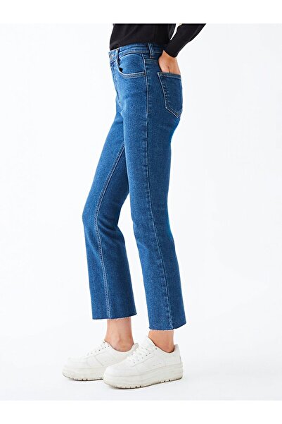 Ltb Lynda X Picior lat cu talie înaltă - Blugi evazați cropped