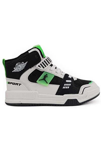 KCMN Cool King JoranS Uzun Boğazlı Ortopedik Taban Unisex Çocuk Spor Ayakkabı YEŞİL