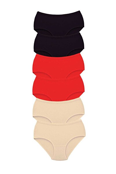 OEM 6 Pieces Tutku Women's High Waist Bato Thick Rubber Panties S11