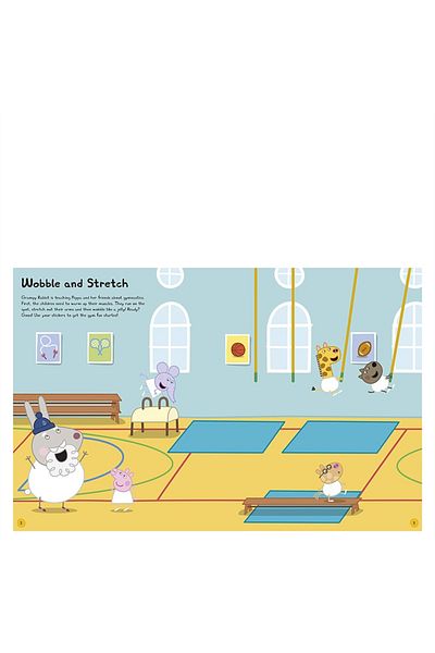 Ladybird Book بيبا لوفز سبورت! كتاب ملصقات Ladybird