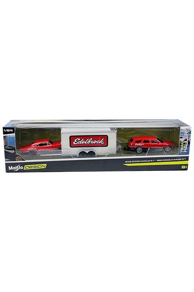 Maisto Design Series Racing Team Trailer and Vehicle Set 1/64 Model-2