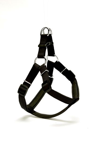 K&A Woven Dog Harness Medium Black 45*55 cm