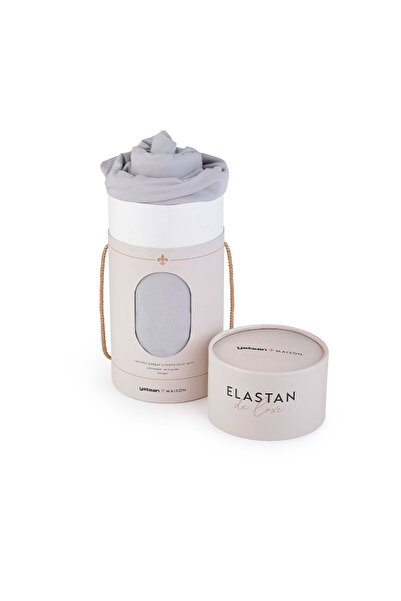 Yatsan Elastan De Luxe Fitted Sheet & Pillowcase Set - Light Gray