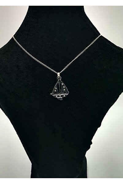 Monalisa Home قلادة فضية اللون فاخرة مضادة للتشوه - مع سلسلة