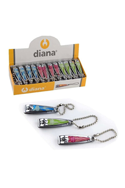 CT STONES Diana 1002 Mașină de tăiat unghii mică, colorată, de 24 de picioare