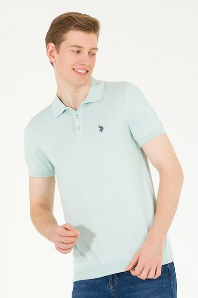 U.S. Polo Assn. Мъжки пуловер с поло яка Nil 50264628-vr083