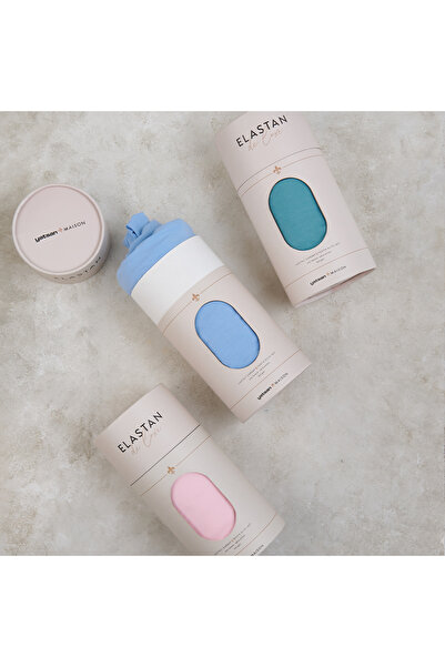 Yatsan Elastan De Luxe Elastic Sheet & Pillow Case Set – Light Petrol