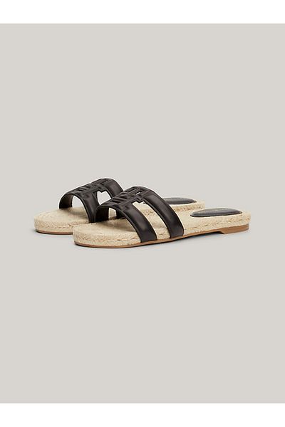 Tommy Hilfiger SANDALĂ TH EMBOSS FLAT ESP