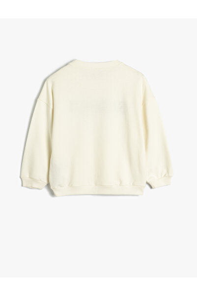 Koton Beige Boy's Cotton Sweatshirt
