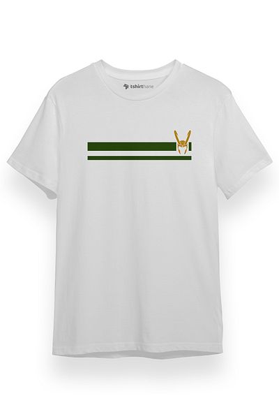 Tshirthane Ανδρικό μπλουζάκι Loki Glorious Purpose Λευκό κοντομάνικο
