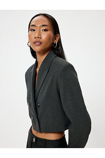 Koton سترة بدلة قصيرة كبيرة الحجم