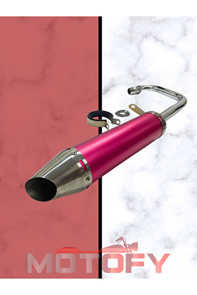 MOTOFY CG KUBA ÇİTA AGK FALCON MODİFİYE EGZOZ KIRMIZI