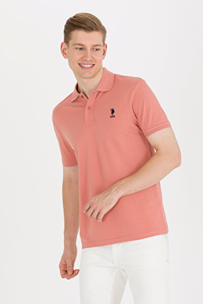 U.S. Polo Assn. Tricou pentru bărbați, model Powder Basic, cu guler polo 5026...