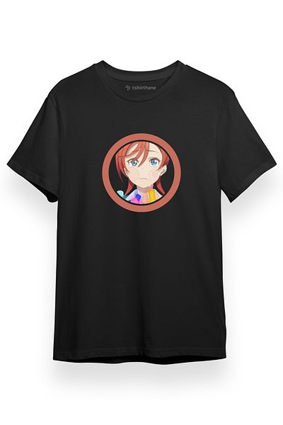 Tshirthane Love Live Anime Superstar Circle Πορτοκαλί μαύρο κοντομάνικο ανδρικό μπλουζάκι