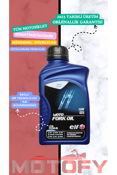ELF MOTO FORK OIL 10W 0,500L