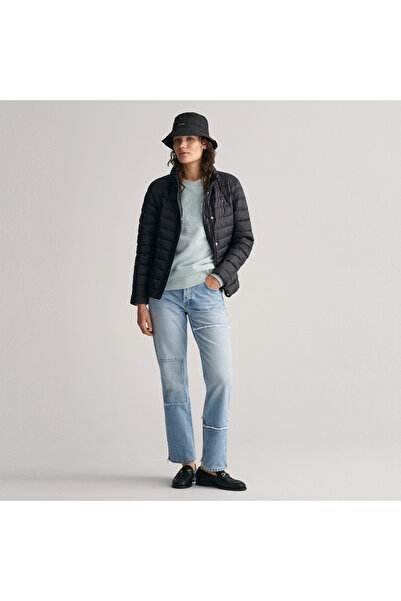 Gant Kadın Siyah Dik Yaka Kapitone Mont