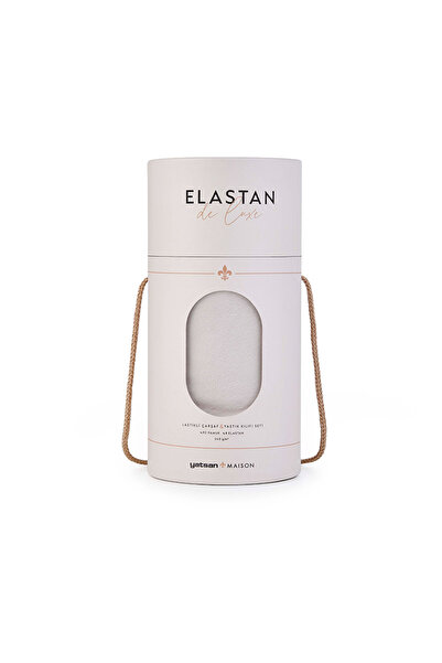 Yatsan Elastan De Luxe Fitted Sheet & Pillowcase Set - Stone Color